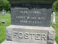 Foster, Samuel W. and Annis M